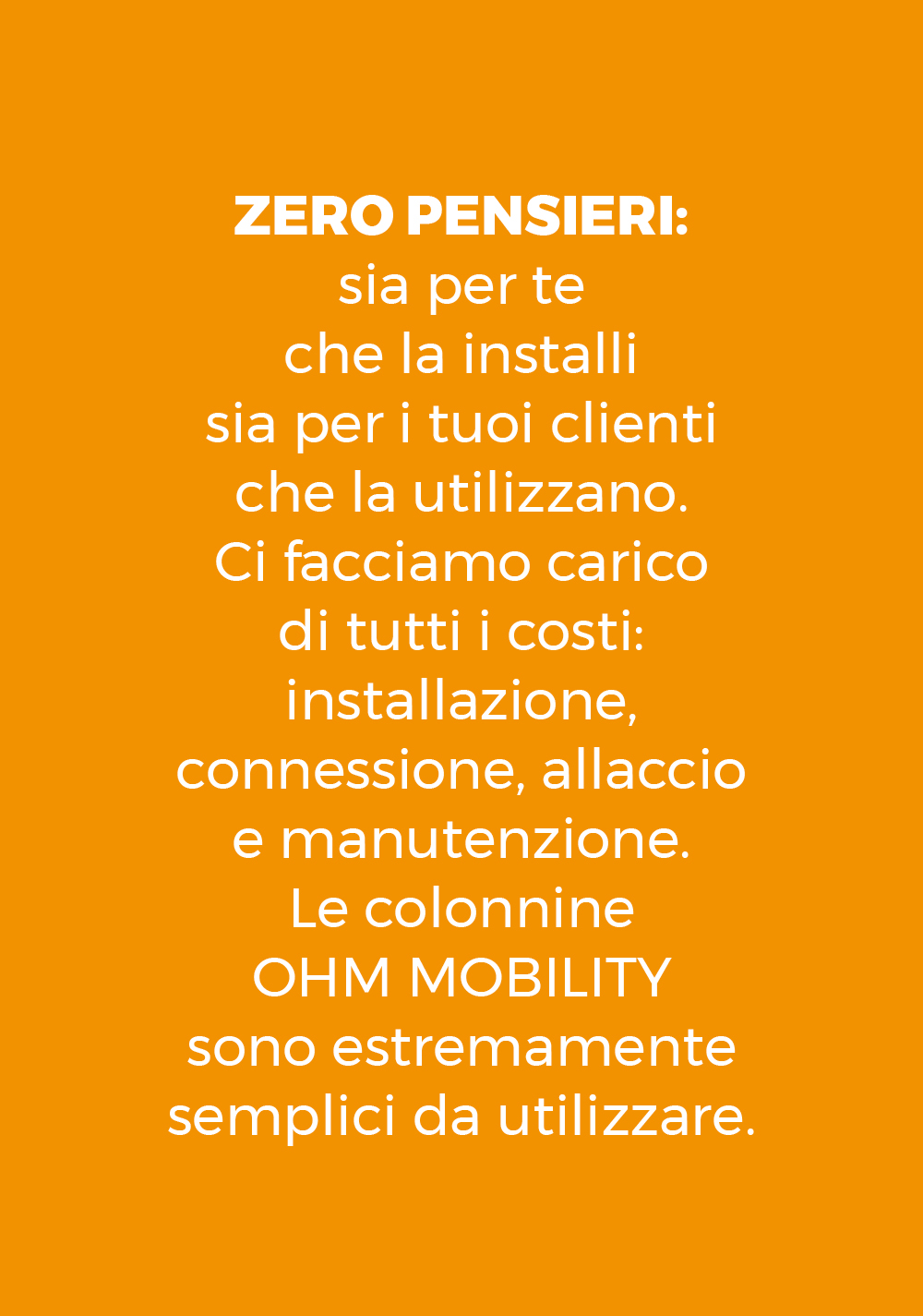 Ohm Mobility Zero Pensieri nell'installazione delle colonnine di ricarica per auto elettriche